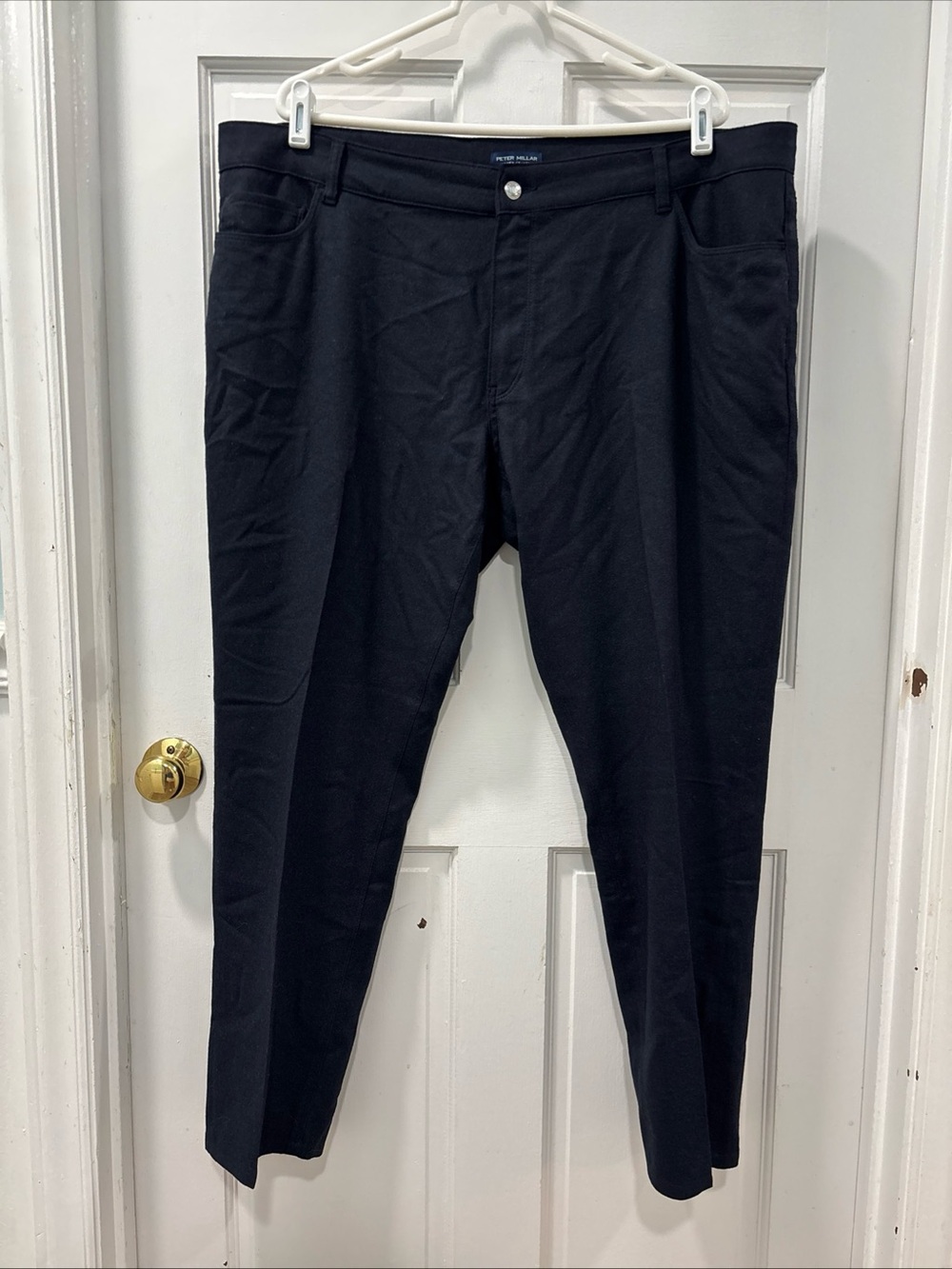 Peter Millar Crown Crafted Men’s Alpine Wool Pants Size 42x30 Navy Tailored Fit